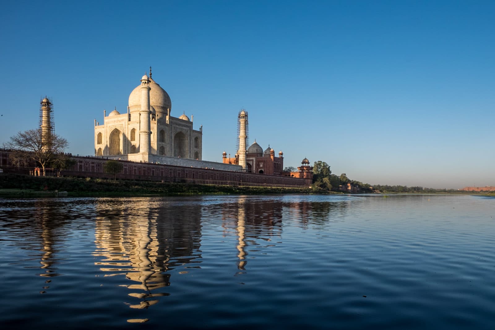 Taj Mahal from the Yamuna.