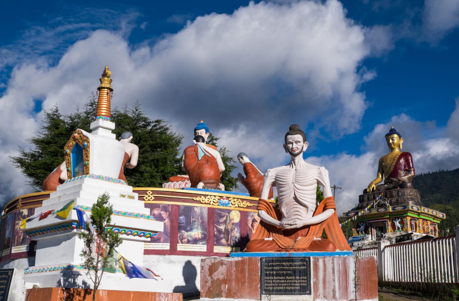 Buddhist statues, tawang, arunachal pradesh