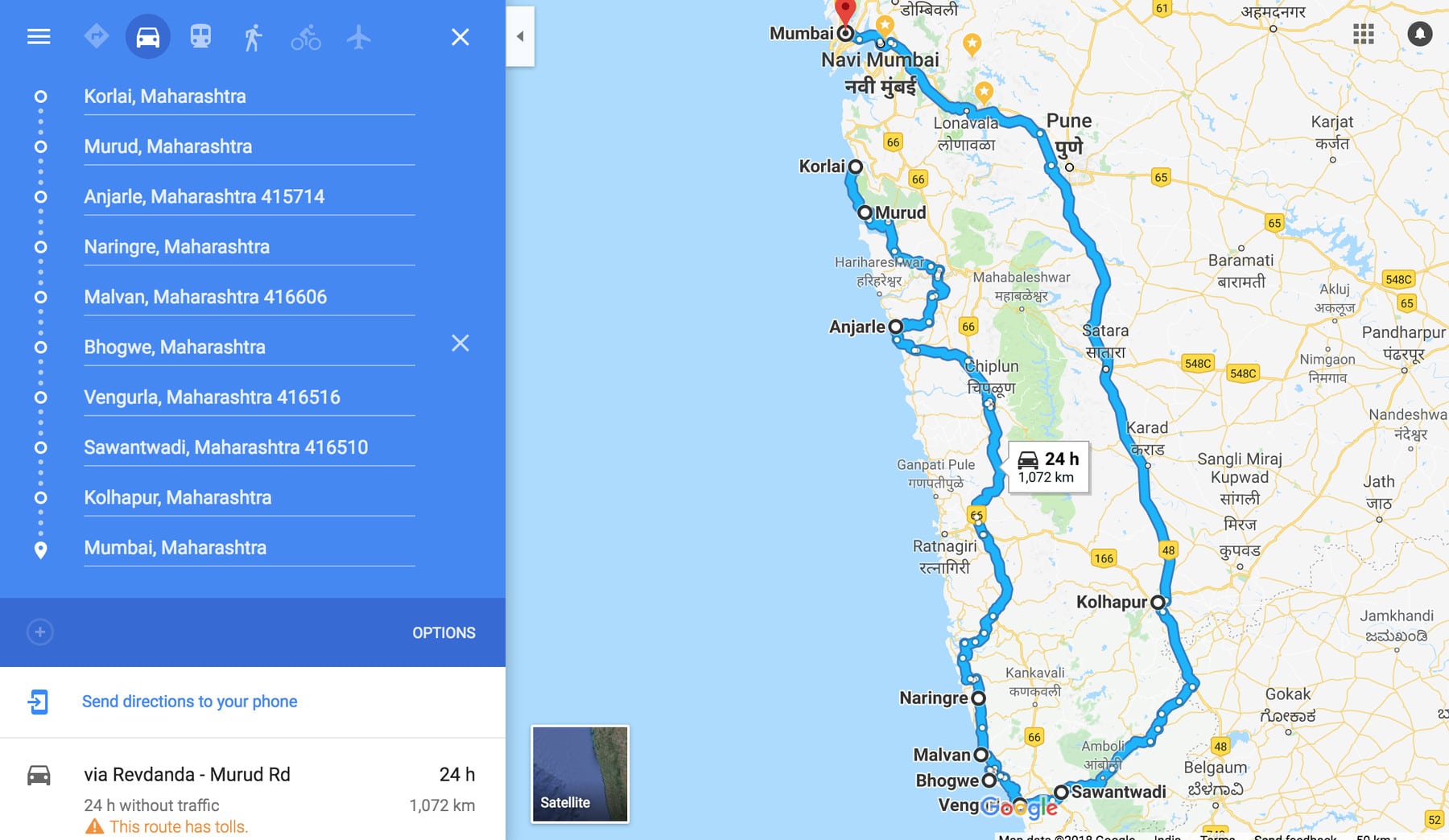 konkan road trip itinerary