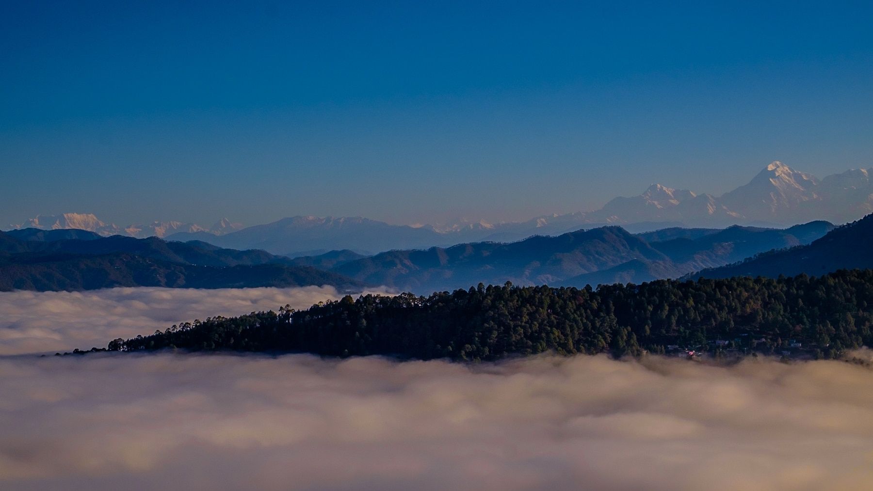 Almora mountain view